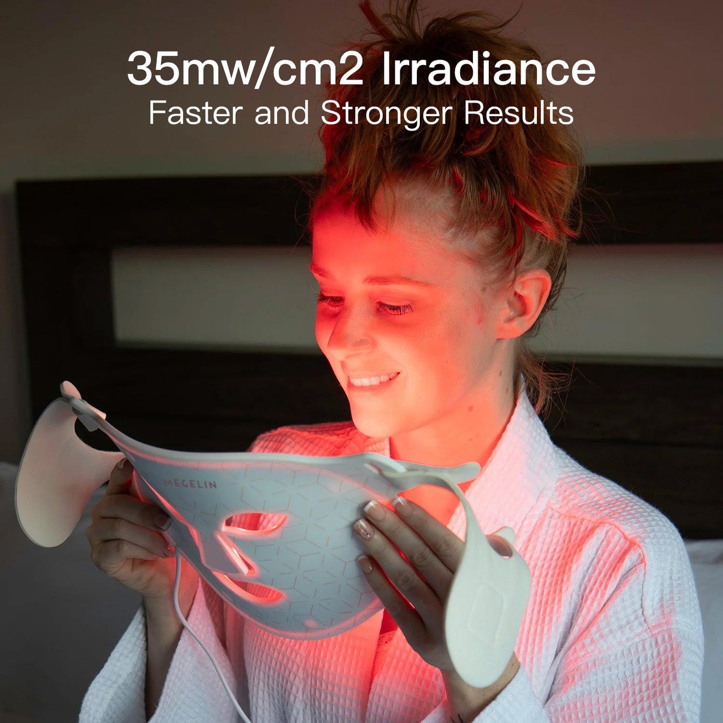 Megelin LED Red Light Therapy Face Mask