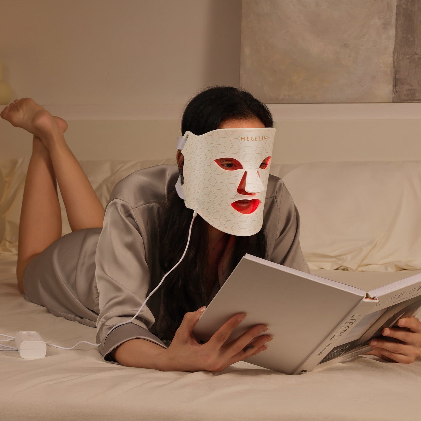 Megelin LED Red Light Therapy Face Mask